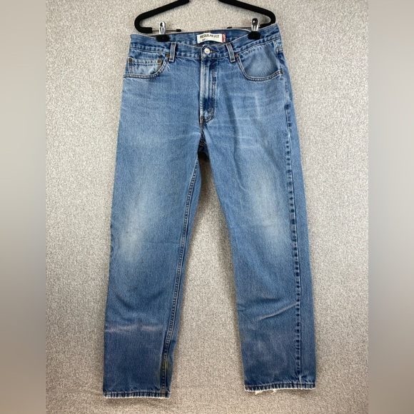 Levi’s 505 regular fit straight leg 34x32 semi thrashed - Picture 1 of 13